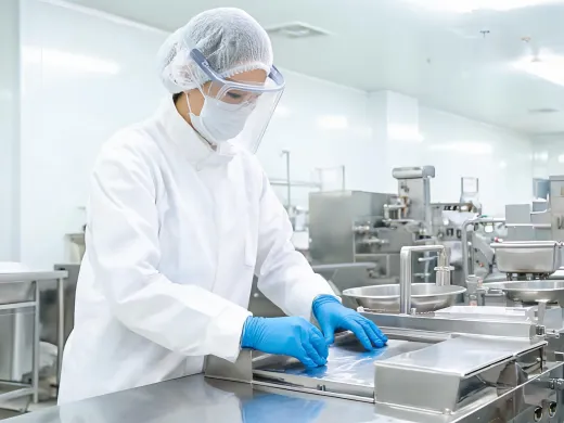 Food pharma glove hygiene