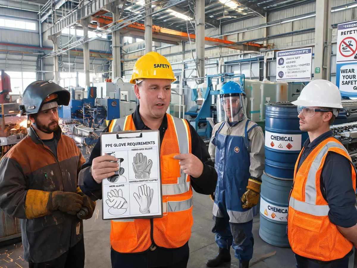 Industrial workplace PPE consultation